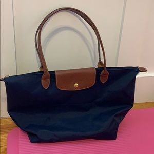 Large navy Longchamp